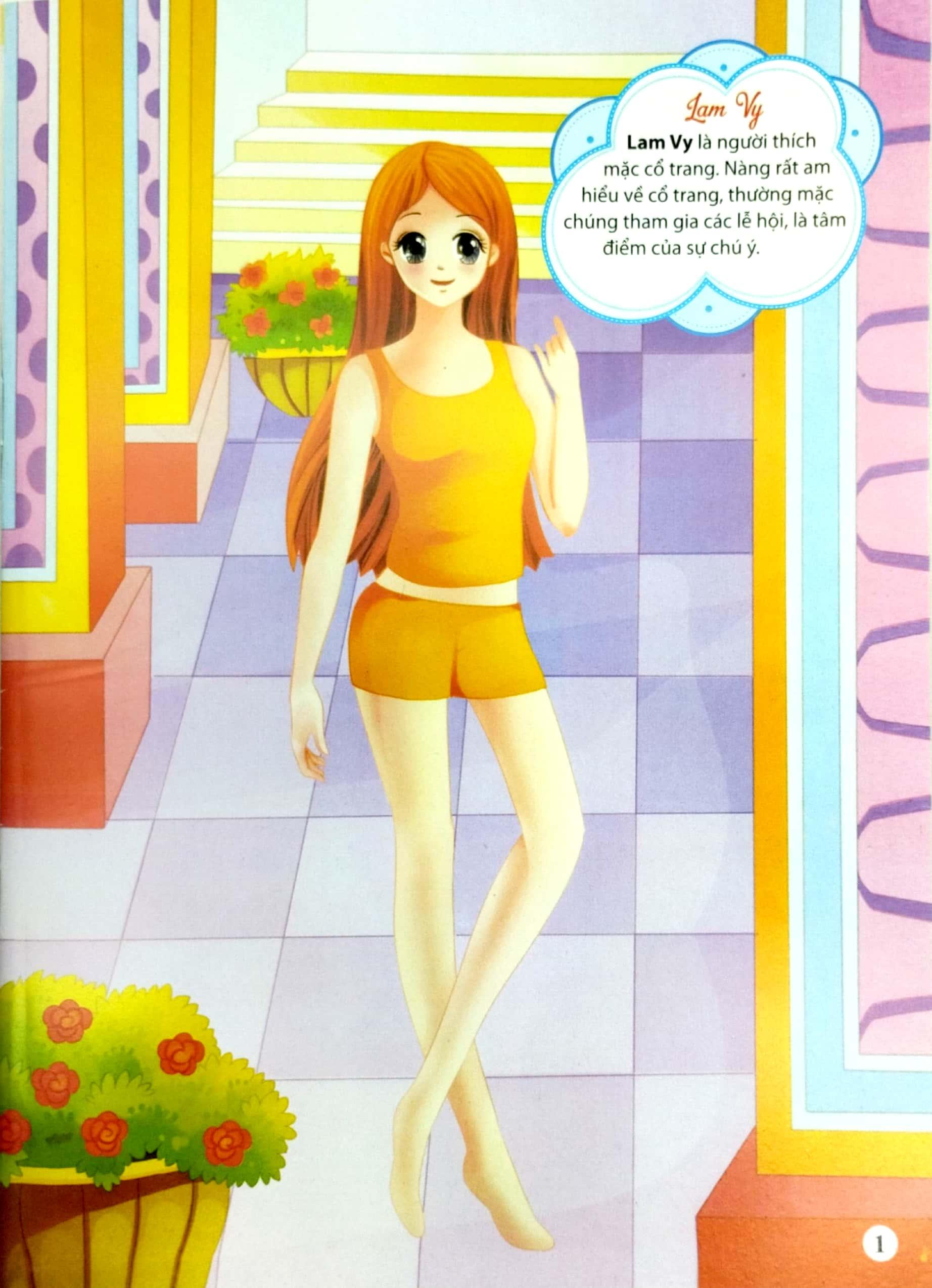 368 Bóc Dán Sticker - Hình Dán Trang Phục Công Chúa - Quyển 1 - Quyến Rũ