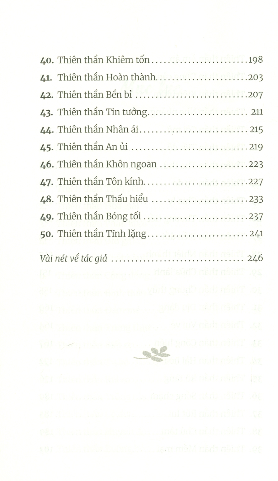 50 thiên thần của bạn: Giải phóng bản thân khỏi buồn phiền và cô đơn