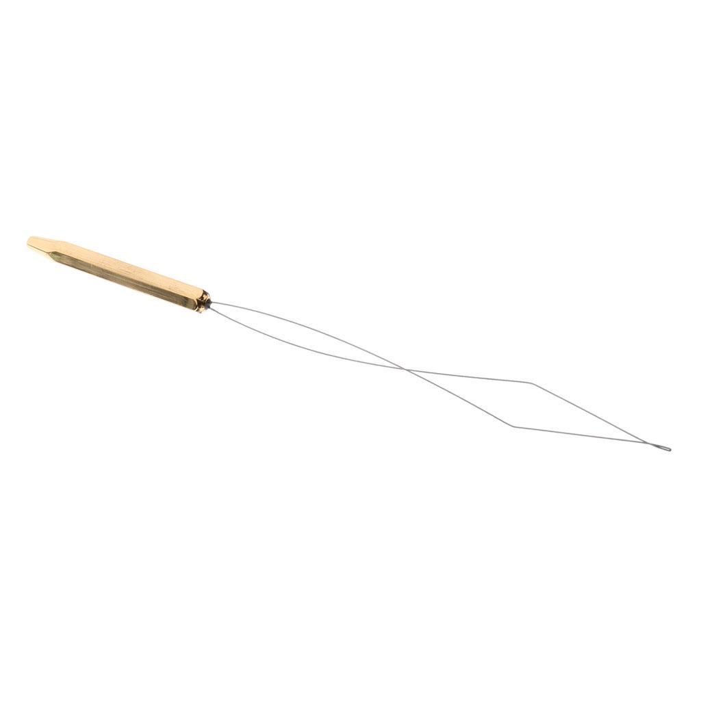2 Pieces Fly Tying Bobbin Threader Half Hitch Tool Fly Fishing Tying Thread