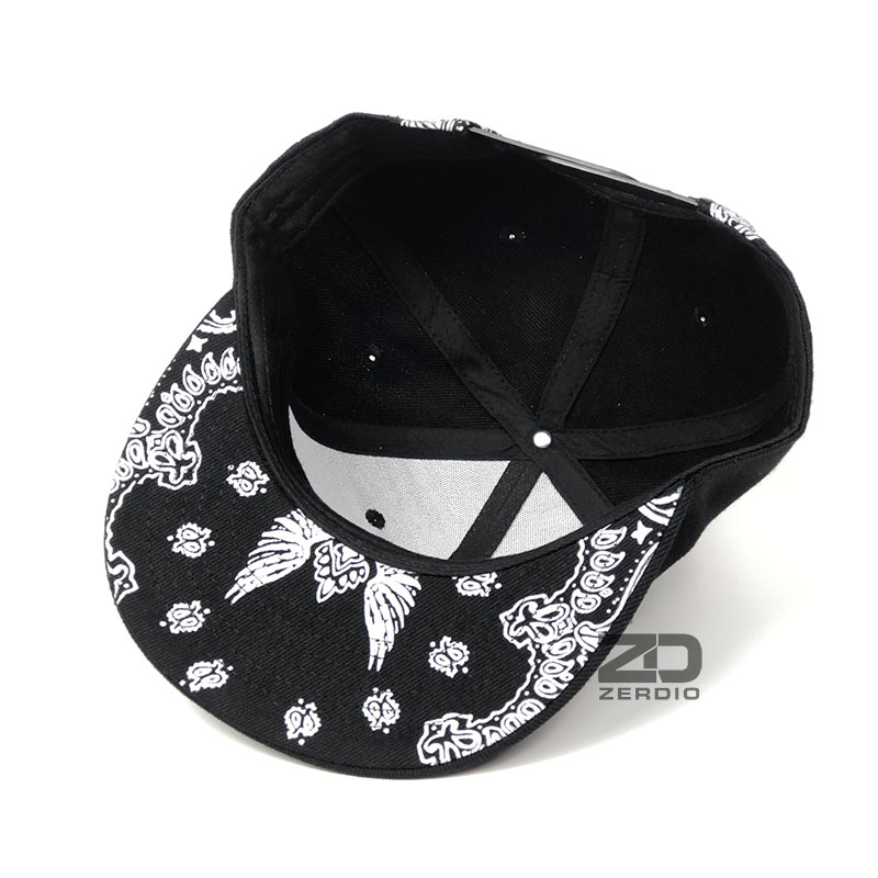 Mũ lưỡi trai hiphop, nón snapback nam nữ SN89 màu đen vải kaki cao cấp