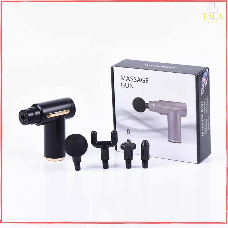 Máy Massage Mini 4 Đầu 6 Tốc Độ, Máy Massage Cầm Tay Sử Dụng Cho Cổ, Vai Gáy Toàn Thân Giúp Thư Giãn Hiệu Quả