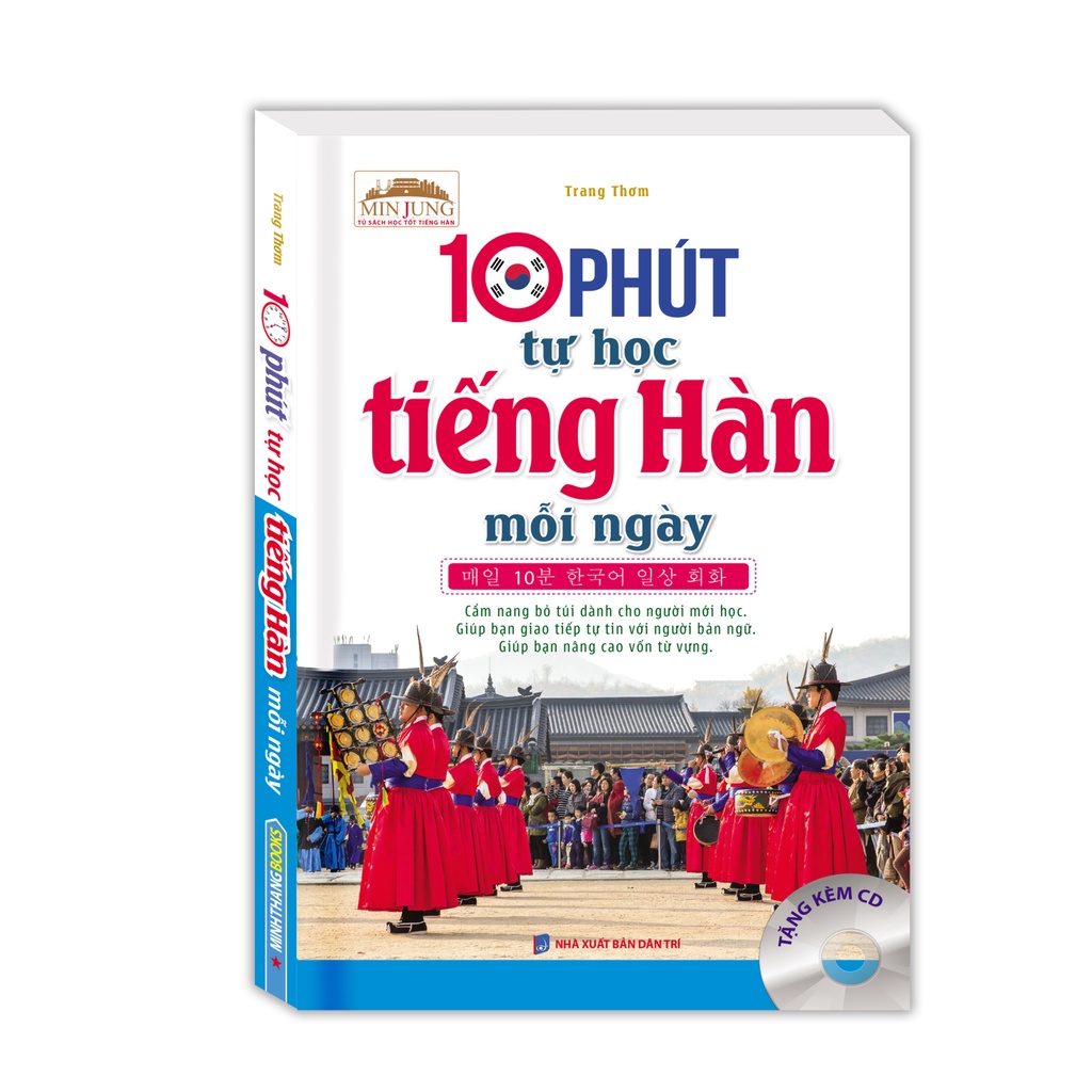 MinJung - 10 phút tự học tiếng Hàn mỗi ngày (sách màu kèm CD)