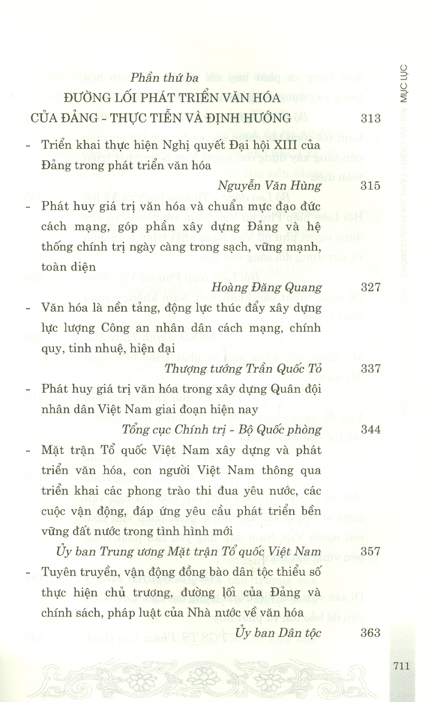 Đường Lối Văn Hóa Của Đảng Trong Chấn Hưng, Phát Triển Văn Hóa Việt Nam