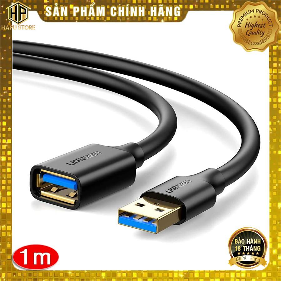 Cáp nối dài USB 3.0 âm dương Ugreen 10368 dài 1m chính hãng - Hàng Chính Hãng