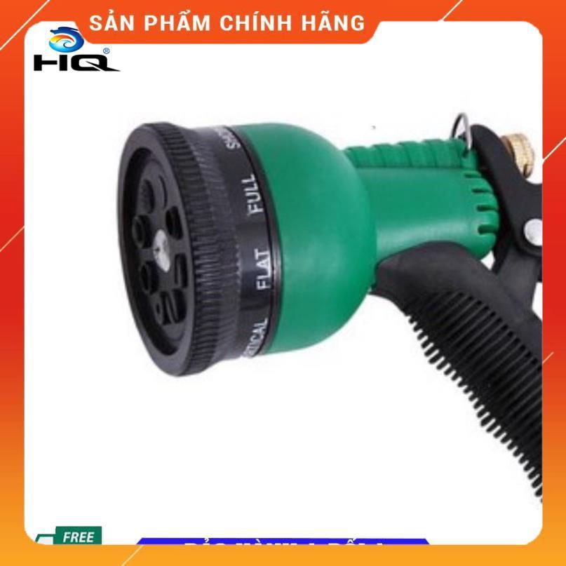 Vòi xịt rửa xe,Vòi phun nước tưới cây tăng áp thông minh 8 chế độ 815621-1 (cút đồng,nối đồng - dây vàng)