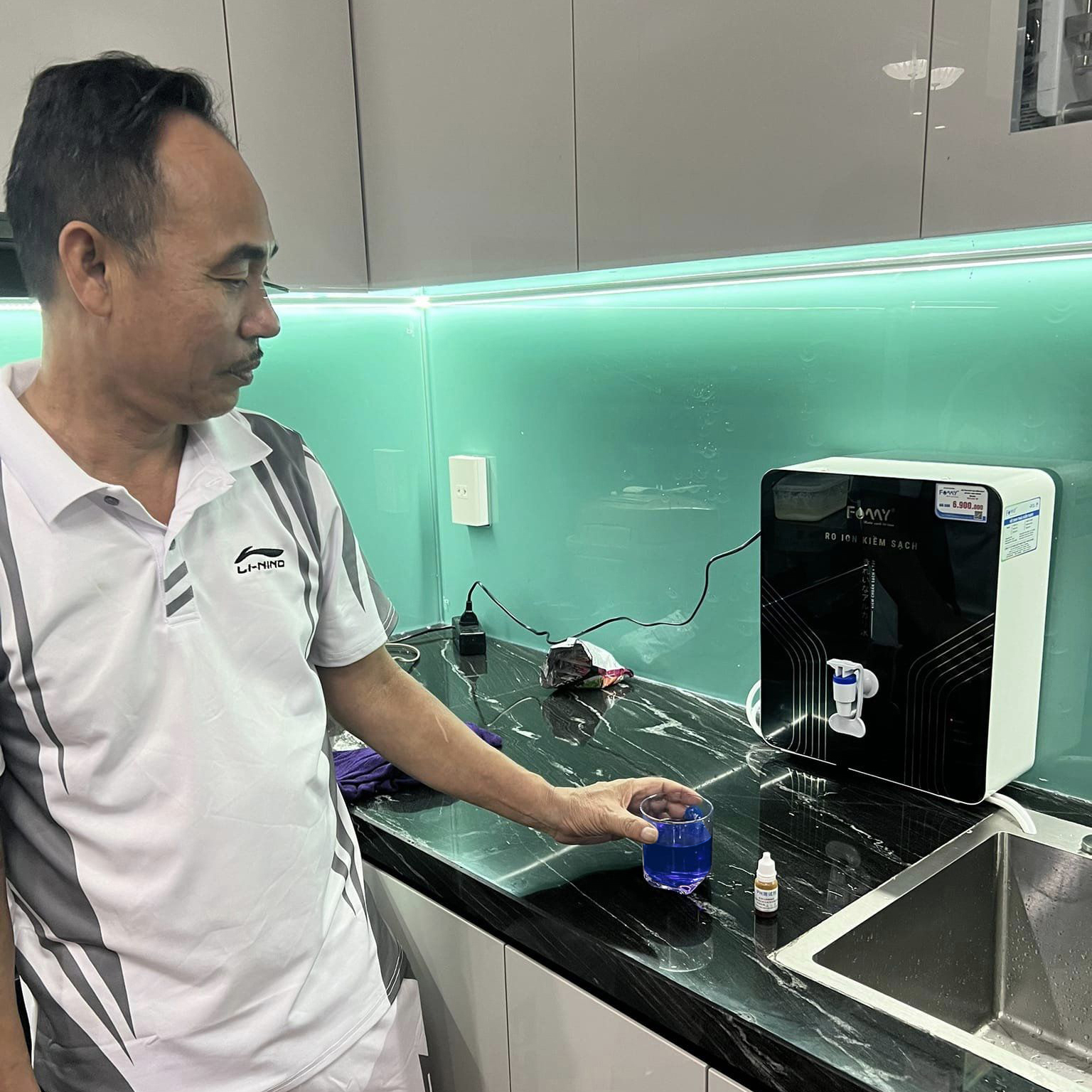 Bộ Chuyển Đổi Nước RO Thành Nước Ion Kiềm - Lắp Đặt Được Cho Các Loại Máy Lọc Nước RO - Hàng Chính Hãng Famy Model RIO-02W