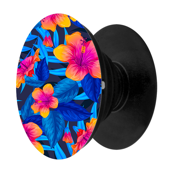 Popsocket in hình dành cho điện thoại Mẫu Hoa Lá Xanh