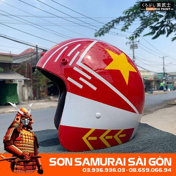 Combo sơn SAMURAI MÀU ĐỎ chính hãng - Sơn phun xe máy SAMURAI SÀI GÒN