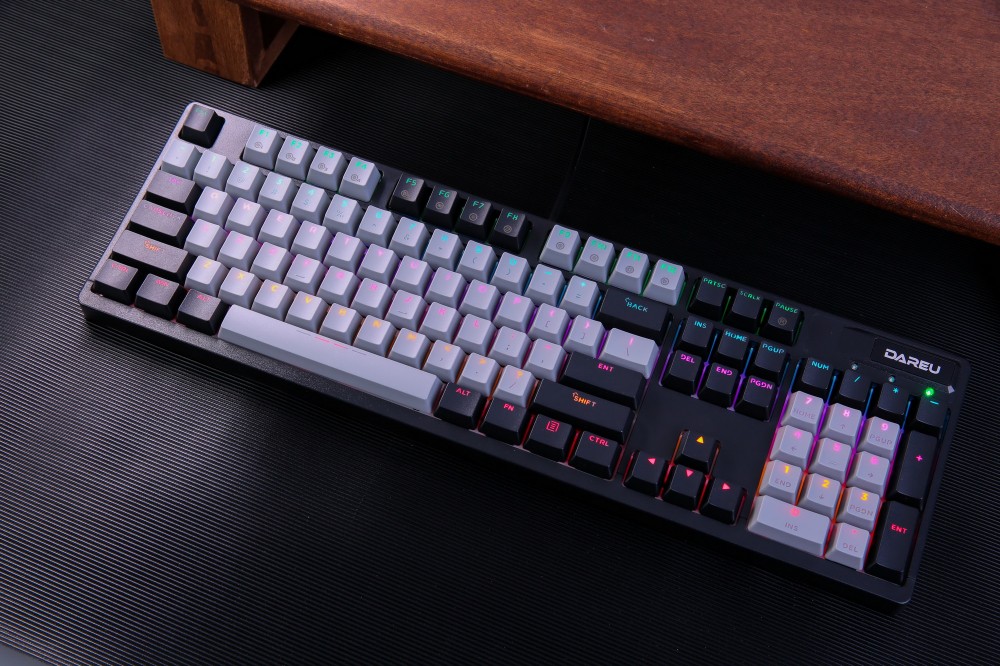 Bàn phím quang cơ Gaming DAREU EK1280X BLACK-GREY - Hàng Chính Hãng
