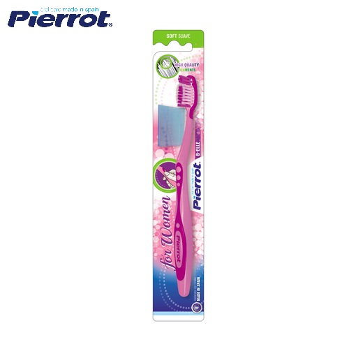 [ Mua 2 tặng 1 set kit ] Bàn chải đánh răng Pierrot B-Elle mềm mại dành cho nữ