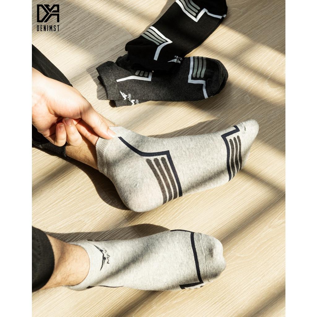 Tất Nam Mplus DENIMST 05 Cotton, Mềm Mại, Dày Dặn, Đa Dạng Màu Sắc, Form Free Size