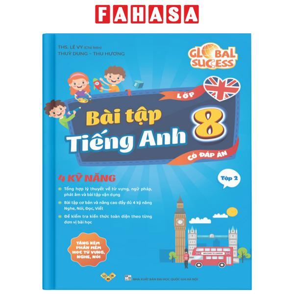 Sách - Global Success - Bài Tập Tiếng Anh 8 - Tập 2 (Có Đáp Án)