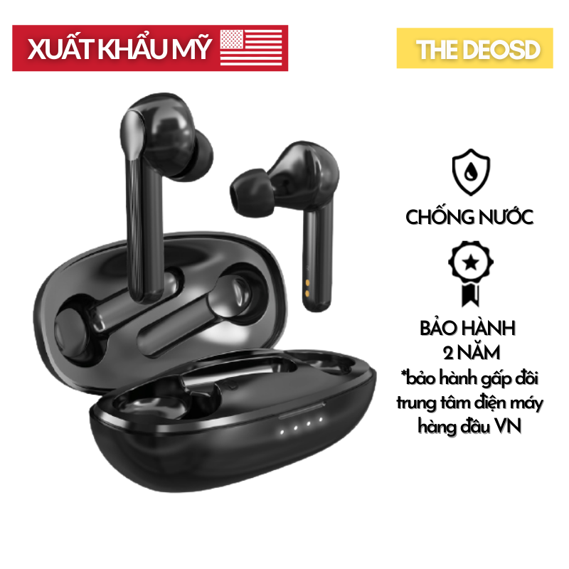 [ XUẤT KHẨU MỸ ] - TAI NGHE TRUE WIRELESS EARBUDS THE DEOSD BLUETOOTH V5.0 - TD-XY-7TWS - HÀNG CHÍNH HÃNG