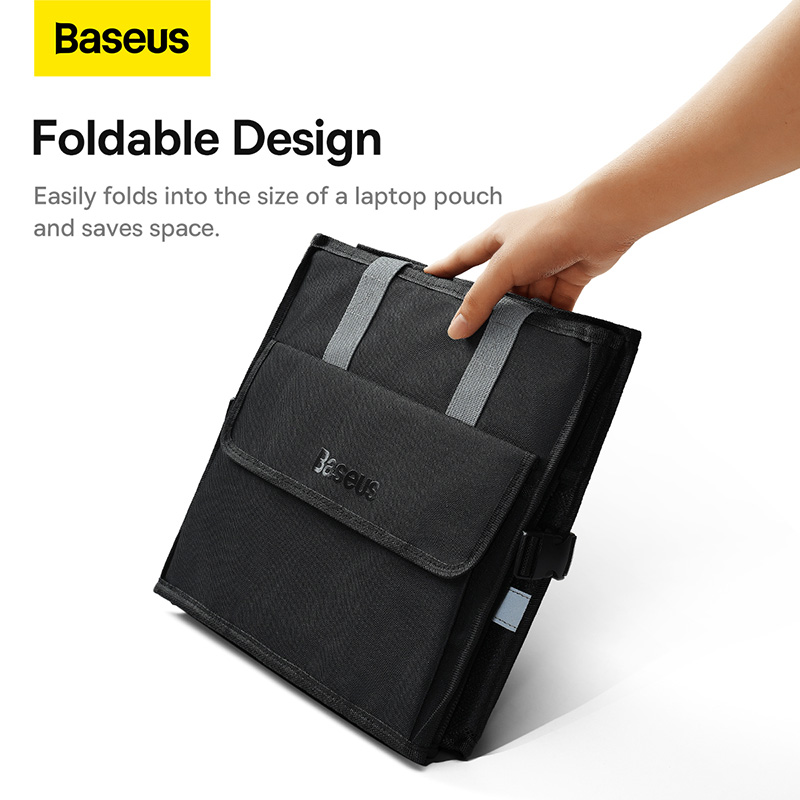 Thùng Đựng Đồ Cốp Sau Ô Tô 60L Gấp Gọn Baseus Car Storage Box Để Cốp Ô Tô Thiết Kế Sang Trọng, Chắc Chắn, Hiện Đại - Sản Phẩm Chính Hãng