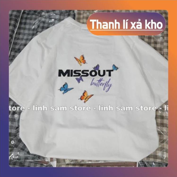 áo thun , phông tay lỡ missuot nam nữ, áo phông giá rẻ in 2 mặt nhiều màu unisex oversize JASHOP