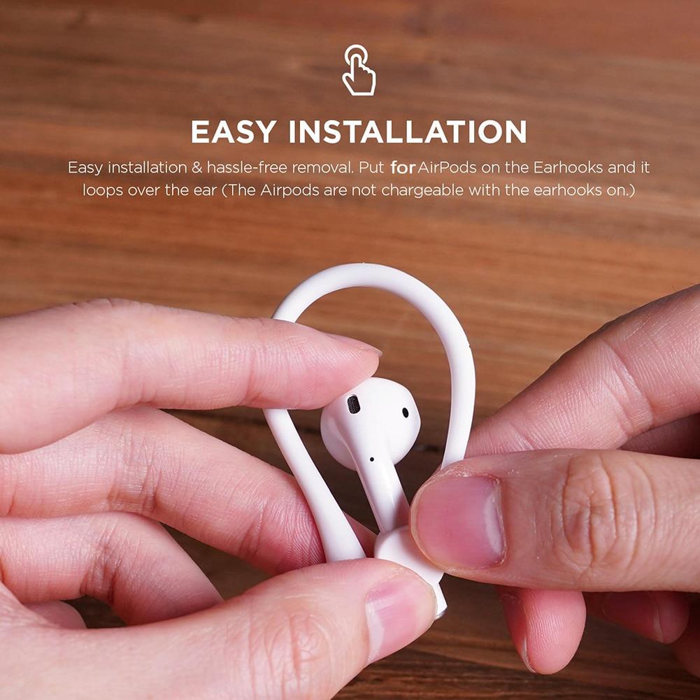 2pcs Mini Fall Ear Hook / Wireless / Bluetooth / Sports / Anti Loss / Ear Hook For Air-Pods / 1 / 2