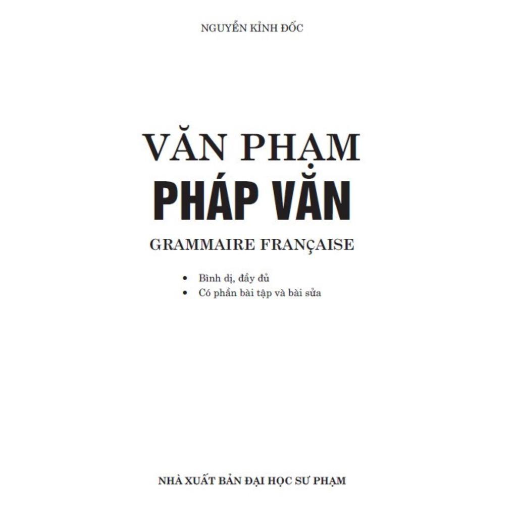 Sách - Văn Phạm Pháp Văn - Hồng Ân