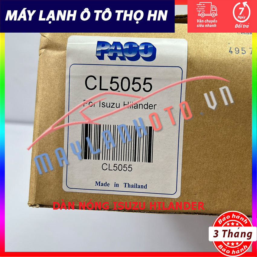 Dàn nóng Isuzu Hilander Hàng xịn Thái Lan
