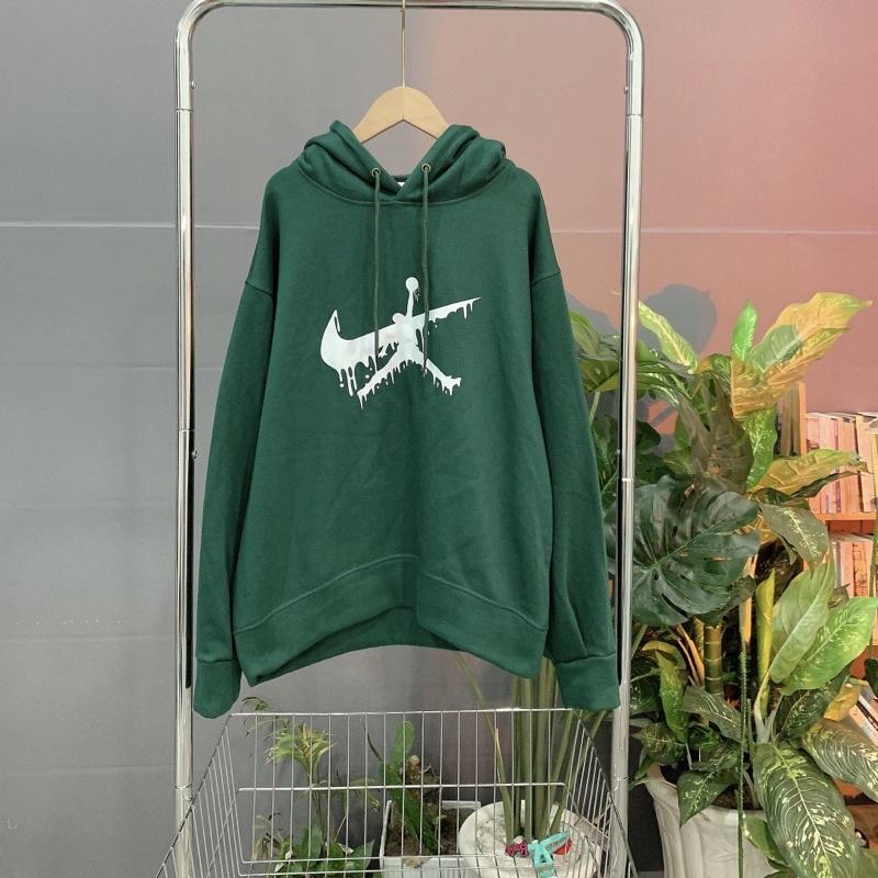 Áo hoodie unisex xanh trendy 2022