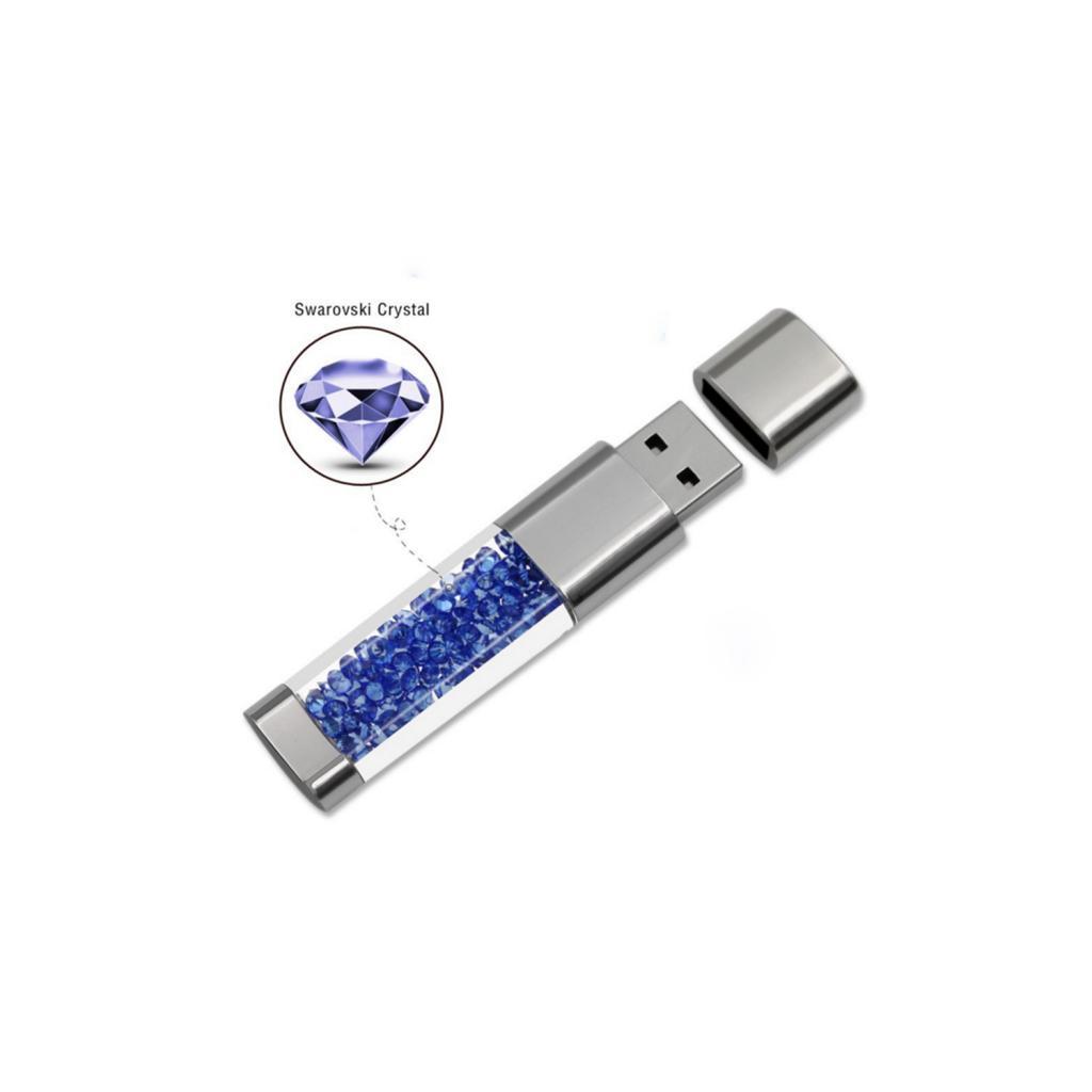Crystal U Disk 8GB 16GB 32GB USB2.0 Flash Memory Stick Pen Drive Storage