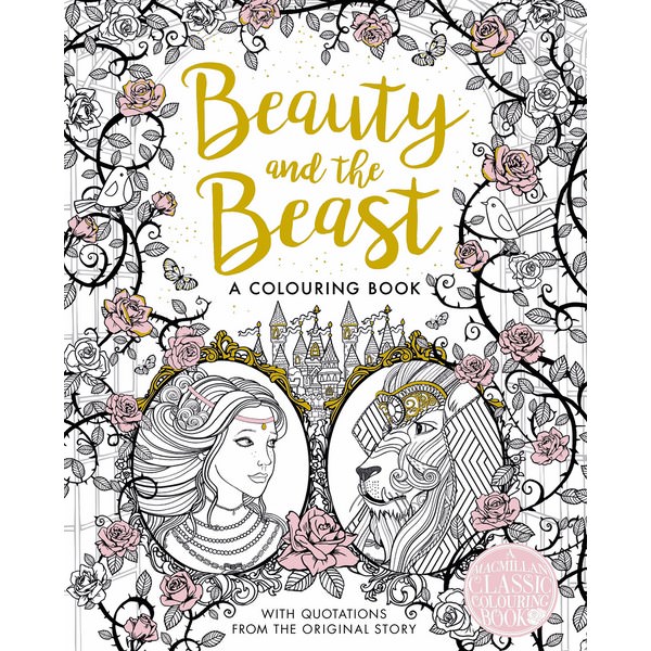 Sách tô màu The Beauty and the Beast Colouring Book