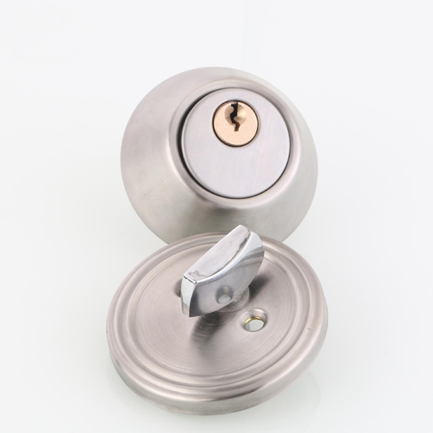 Bộ khóa tay nắm cửa với 3 chìa bằng thép không gỉ