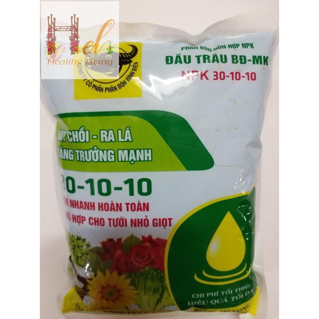 Phân Bón Đầu Trâu NPK 30-10-10 Kích Ra Rễ, Giúp Nảy Chồi, Ra Lá, Tăng Trưởng Mạnh