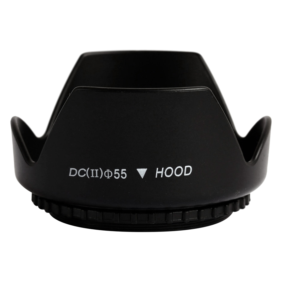 Lens Hood LH-55mm (Đen) - Hàng Nhập Khẩu