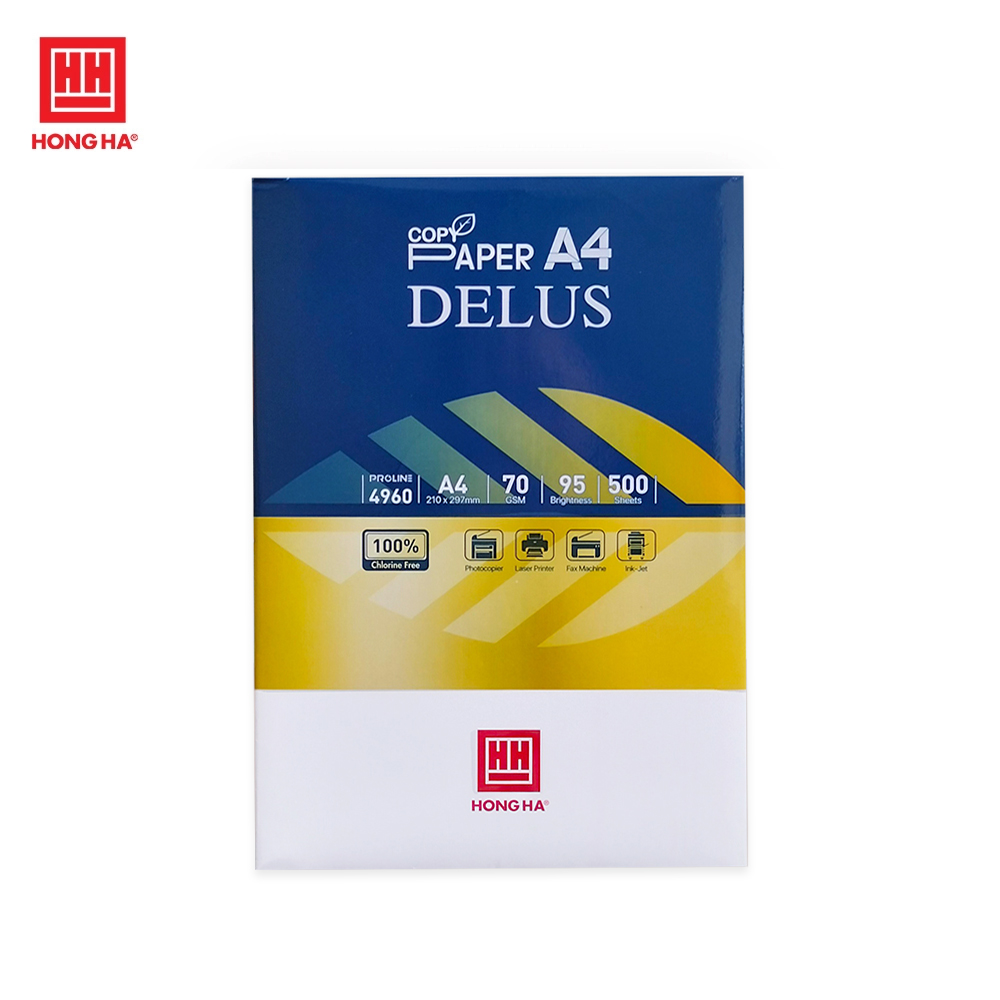 Giấy In A4 Hồng Hà Delus 70Gsm - 4960