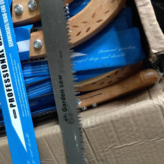 CƯA GỖ CẦM TAY NHỎ GỌN TIỆN LỢI 300MM,CÁN GỖ,CÂY CƯA,CÀNH CÂY,CÂY CẢNH,CÂY KIỂNG,CÂY CƯA TAY, lưỡi có han rỉ ít