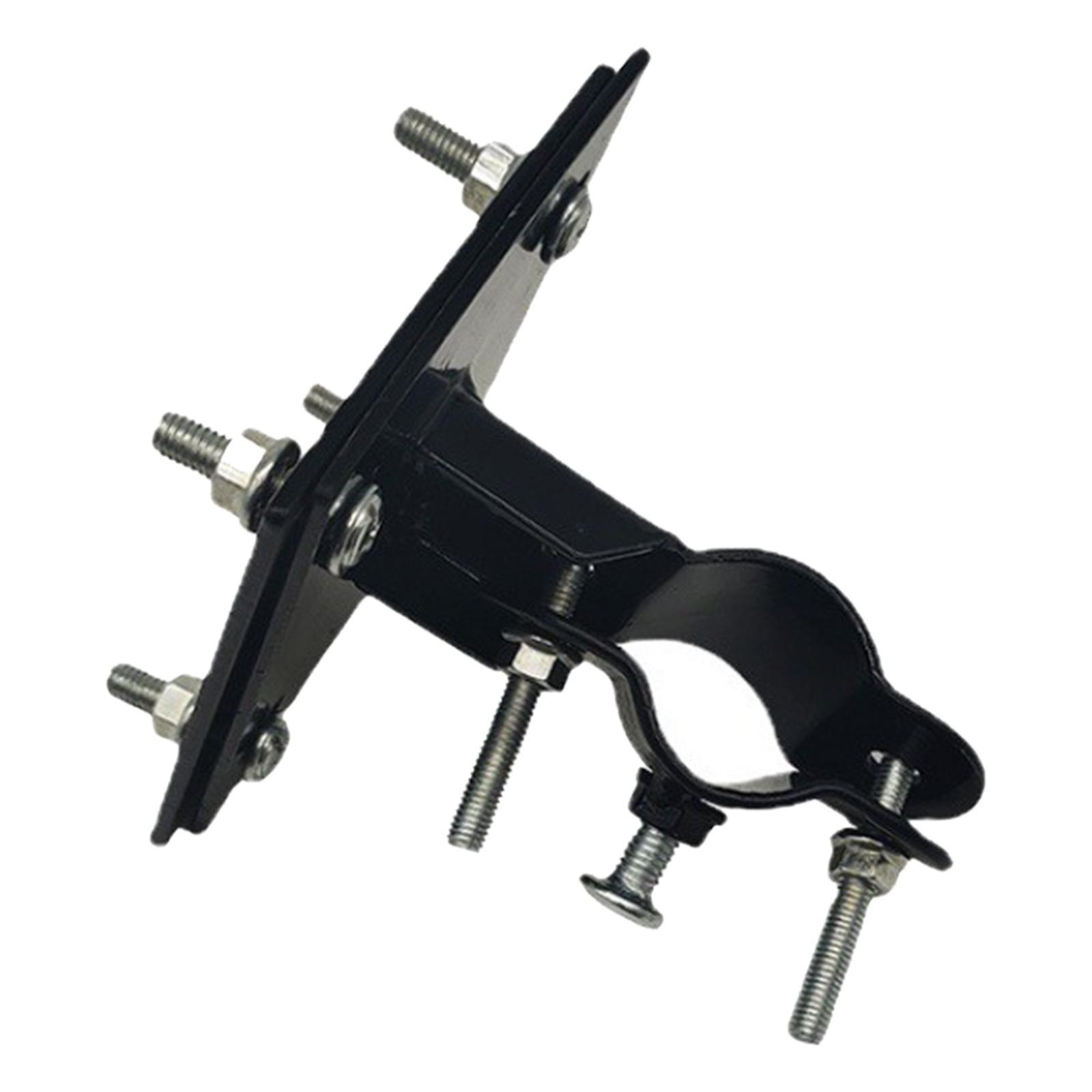 Bike Basket Fixed Holder Portable Stem Holder Detachable Bicycle Basket Attachment Basil Fixed Mounted Front Basket Hanger for Folding Bike