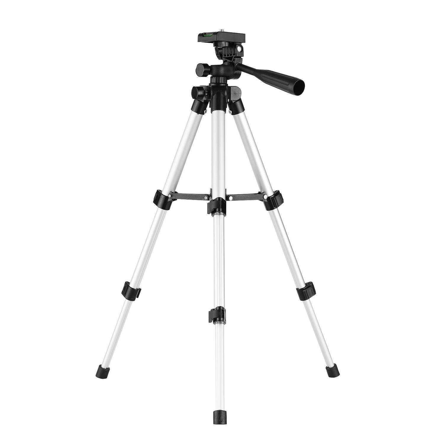Chân đế máy tính để bàn mini hợp kim nhôm 1/4 inch Vít 21cm-65cm Chiều cao có thể điều chỉnh để phát trực tiếp