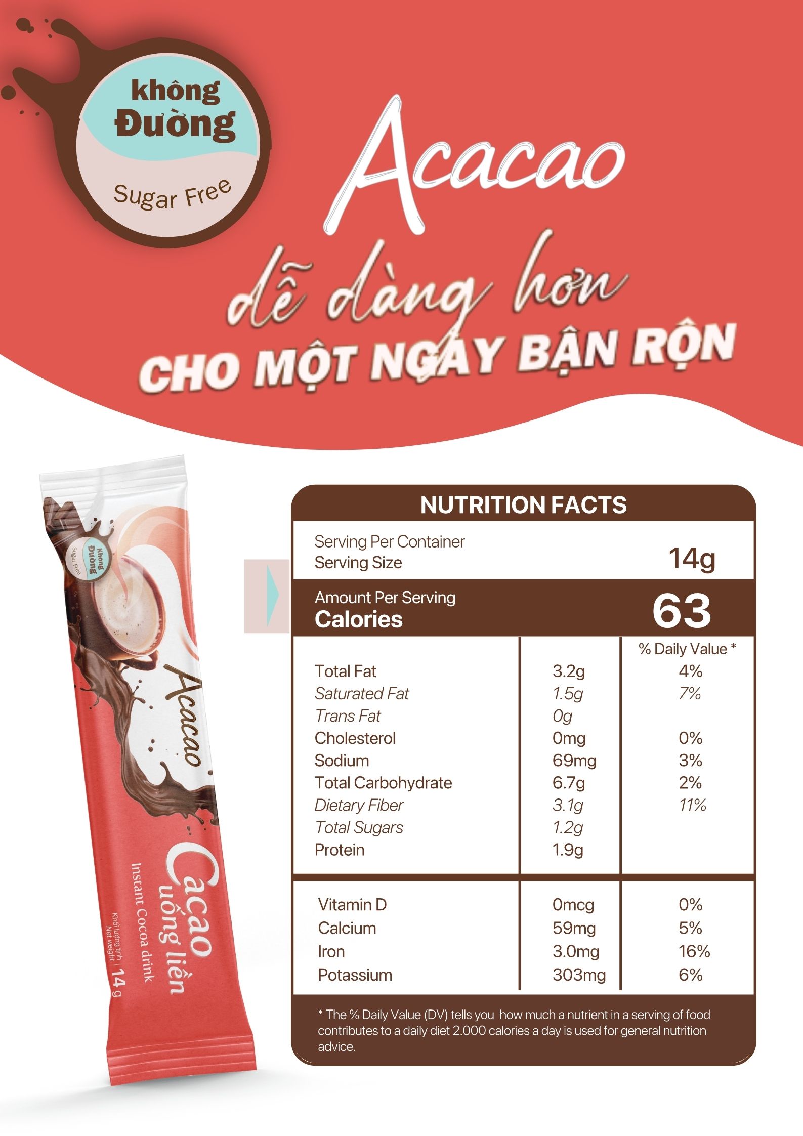 Combo 3 hộp bột Sô Cô La dinh dưỡng VỊ BẠC HÀ, SỮA DỪA và NGUYÊN BẢN phòng ngừa thiếu máu