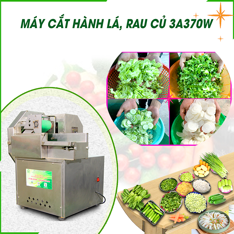 Máy cắt hành lá, rau củ 3A370W - Hàng Chính Hãng