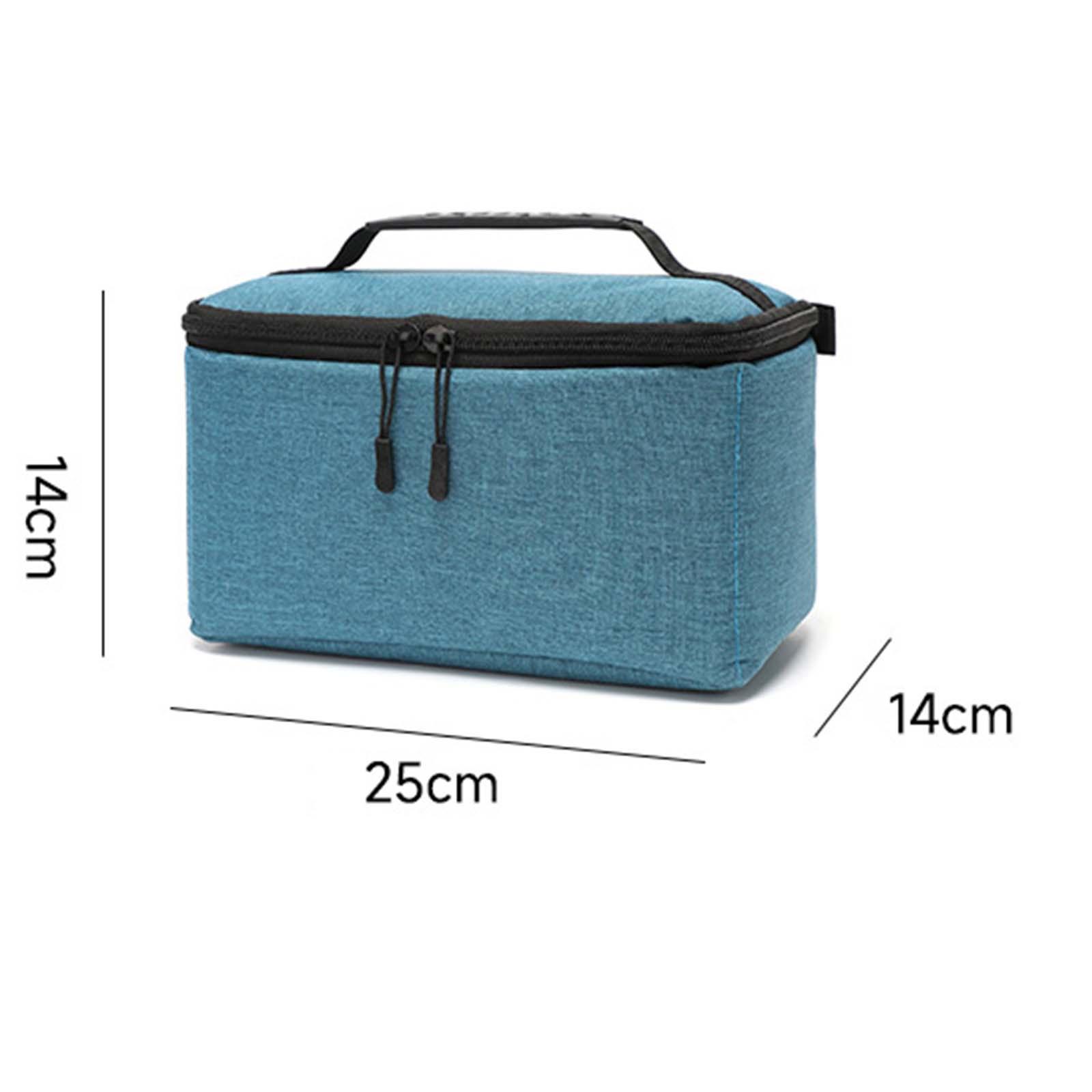 Camera Bag Travel Protective Case, Soft Padded Compact Dustproof Anti Shock with Compartment, Storage Bag Camera Carrying Case for Lens Lenses