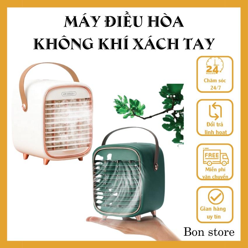 Quạt Làm Mát Không Khí Điều Hòa Không Khí Cầm Tay, Quạt Làm Ẩm Không Để Bàn, Lọc Không Khí Cho Văn Phòng/Bon Store7788