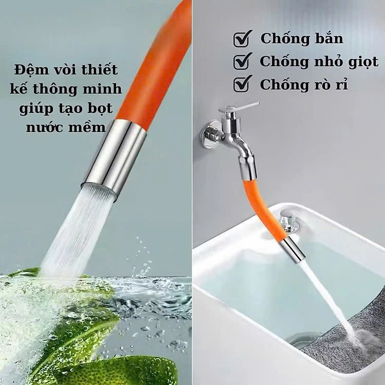 15cm Ống Nối Dài Vòi Nước Silicone Mở Rộng – Ống Nước Linh Hoạt, Dễ Dàng Sử Dụng, Bền Bỉ - HÀNG CHÍNH HÃNG - VÒI NƯỚC VÀ PHỤ KIỆN TƯỚI CÂY
