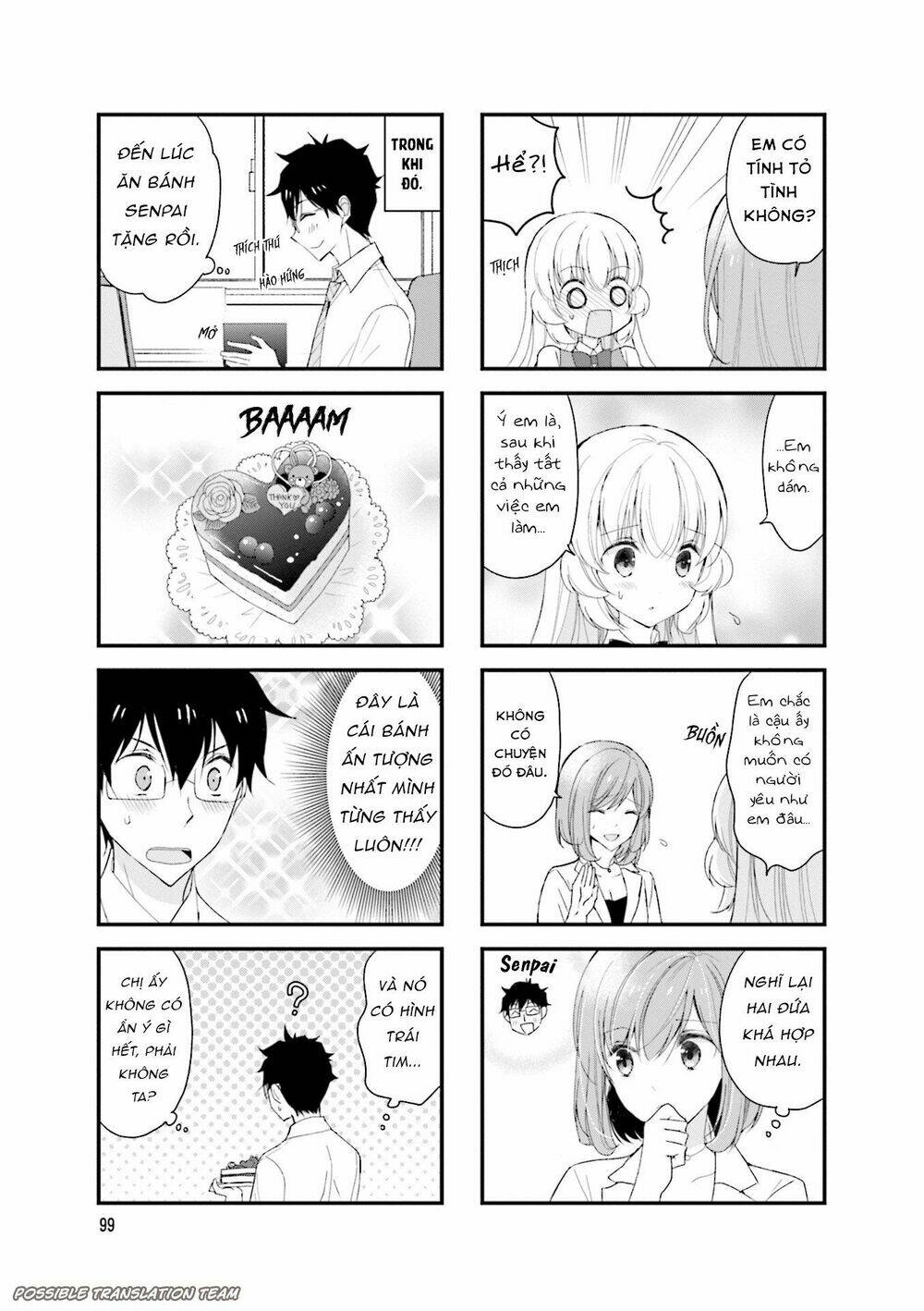 senpai nhỏ nhắn của tôi rất dễ thương chapter 28 7