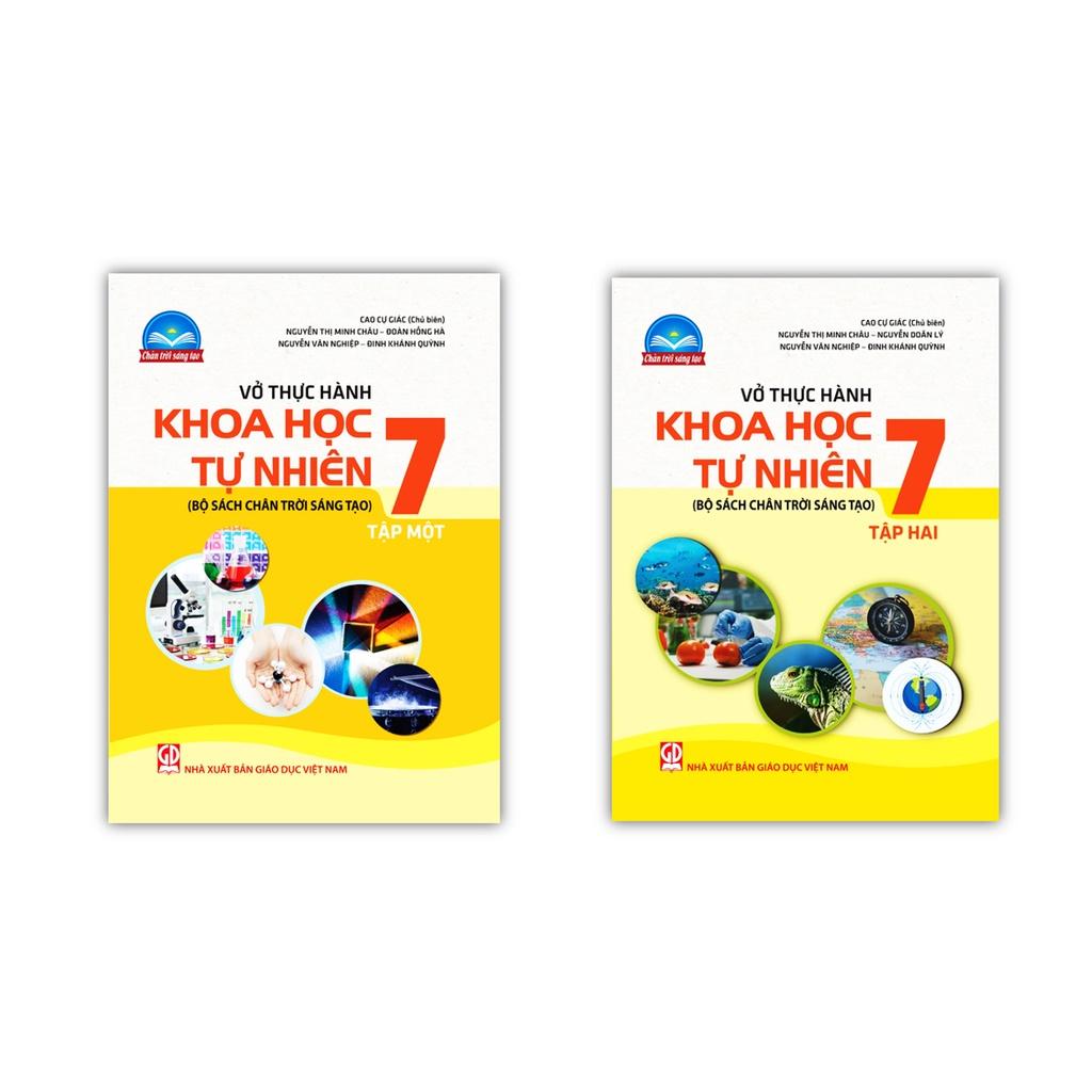 Sách - Combo Vở thực hành Khoa học tự nhiên 7 - Tập 1 + 2 (Bộ sách Chân trời sáng tạo)