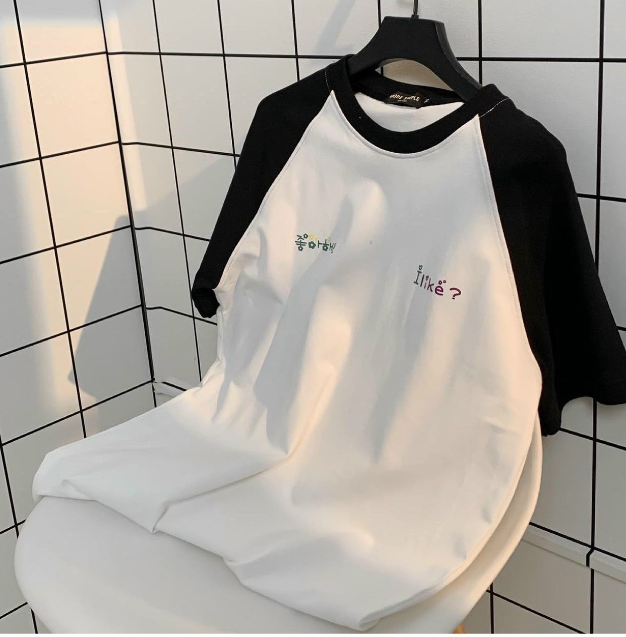 Bộ Đồ Thun Unisex Hàn Quốc I Like Cặp Nam NữHOT RẺ ĐẸPSet Đồ Bộ Mặc Nhà In Hình Cute Áo Thun Rộng -Quần Short Đùi Suit - THIÊN HÀ SHOP ĐỒ BỘ THUN NAM NỮ