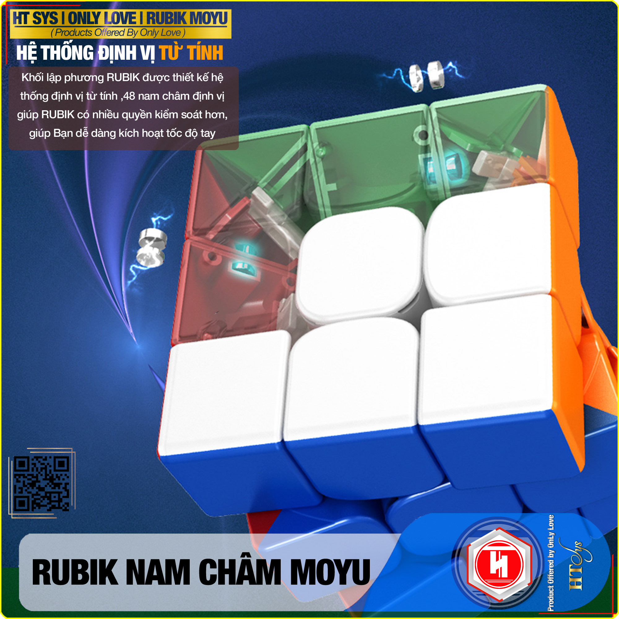 Rubik Moyu RS2M/RS3M/RS4M-Nam Châm Từ Tính Stickerless 2020 - Đồ Chơi Trí Tuệ Rubik Nam Châm Phát Triển Kỹ Năng