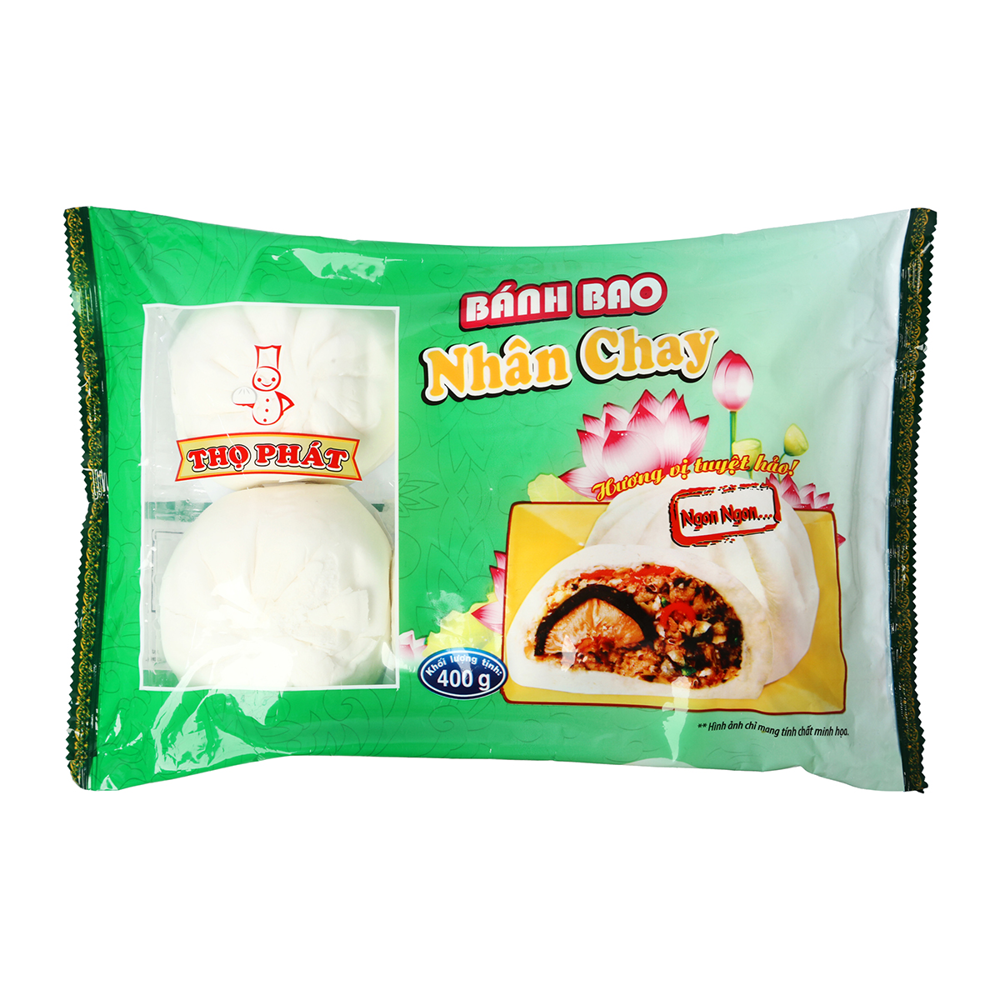 Bánh Bao Nhân Chay Thọ Phát 400G