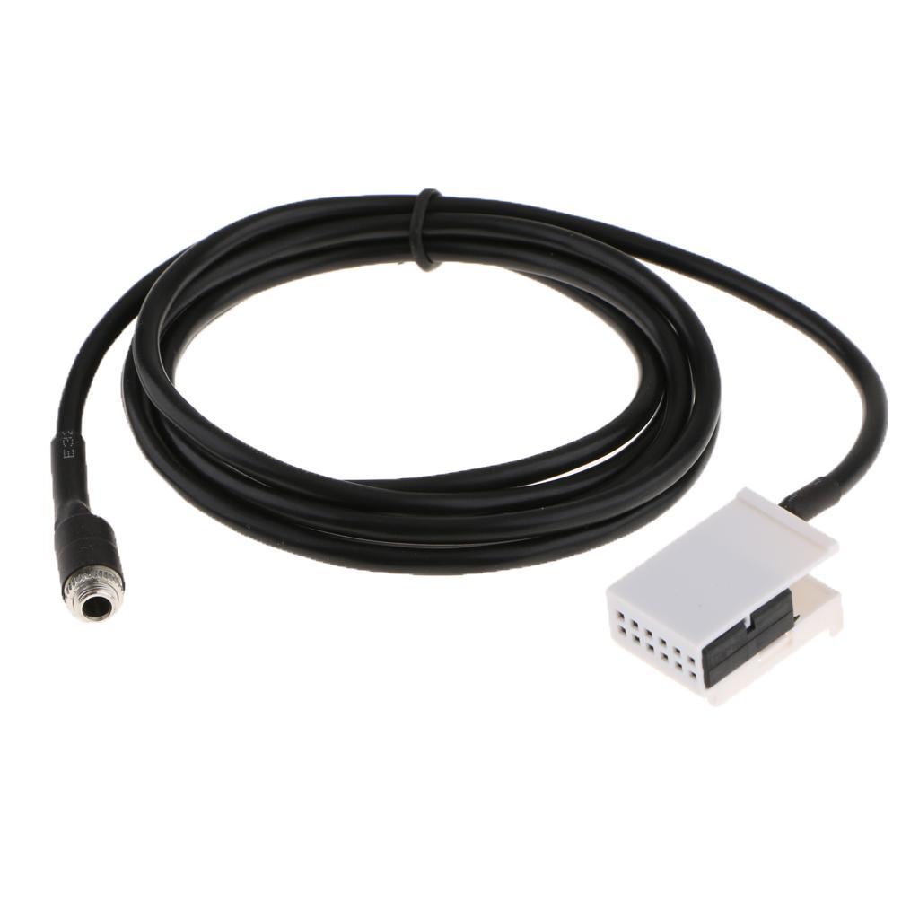 3.5mm Female Jack AUX AUDIO Cable Input Adapter For Golf 6 RCD510 RCD310
