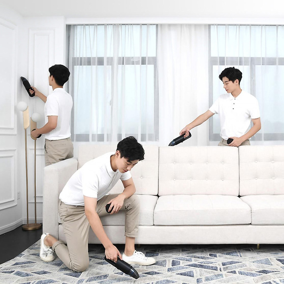 Máy hút bụi cầm tay mini Xiaomi Coclean Cleanfly FVQ -Hàng chính hãng