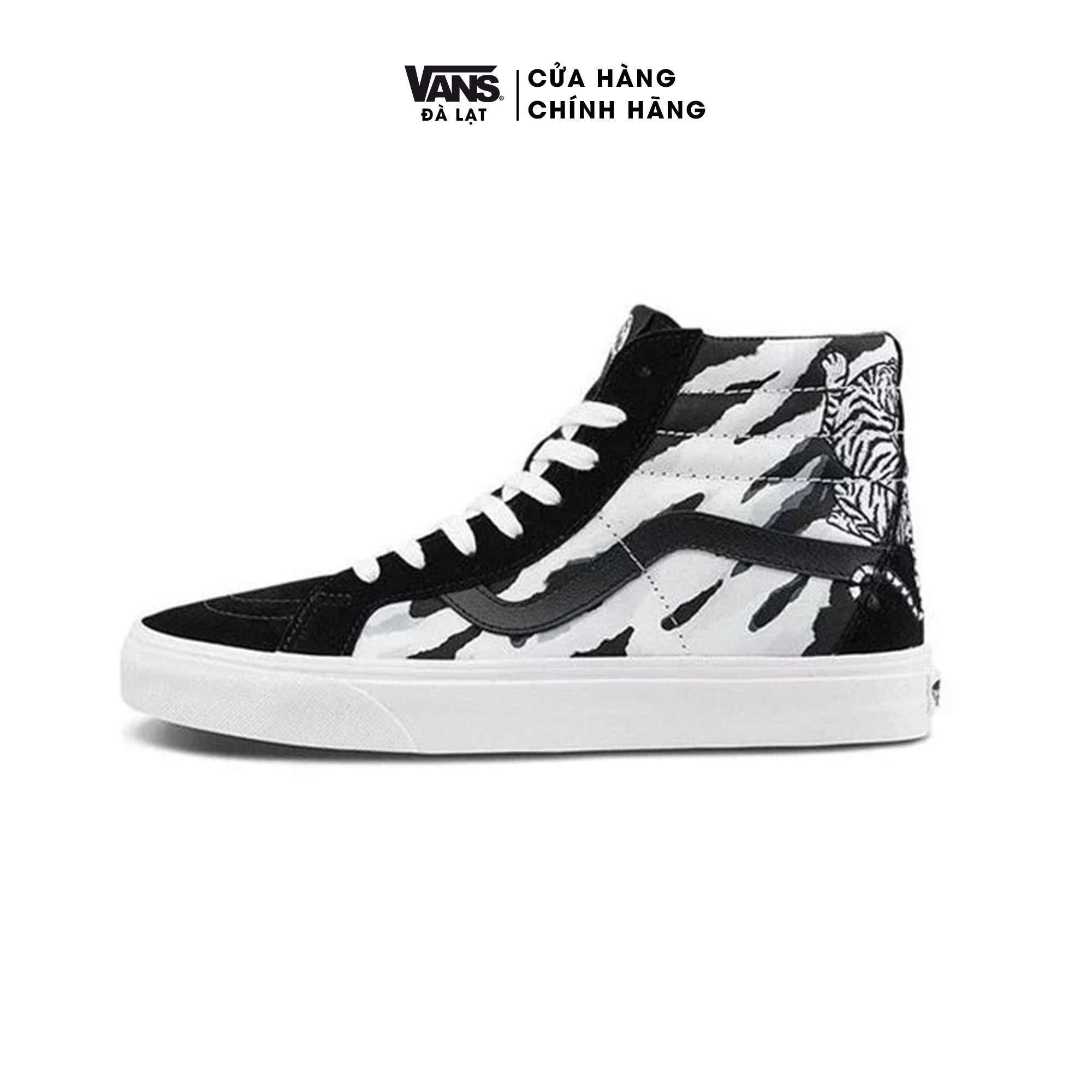 Giày Cố Cao Sneaker Vans SK8-Hi Reissue Tiger - VN0A2XSBWHT