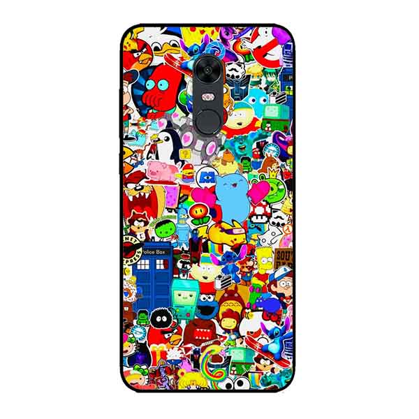 Ốp Lưng in cho Xiaomi Redmi 5 Mẫu Màu Sắc 4 - Hàng Chính Hãng