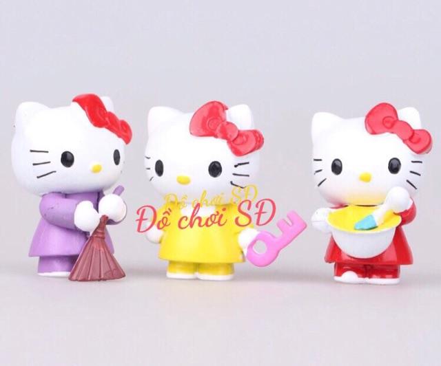 Mô hình kitty - bộ 6 con
