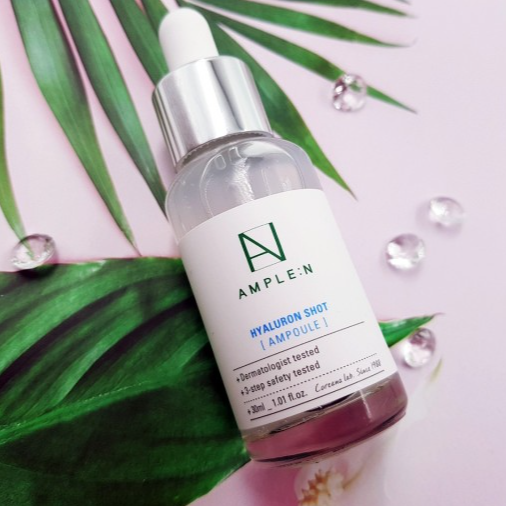 Tinh chất cấp ẩm dưỡng trắng da AMPLE:N Hyaluron Shot Ampoule