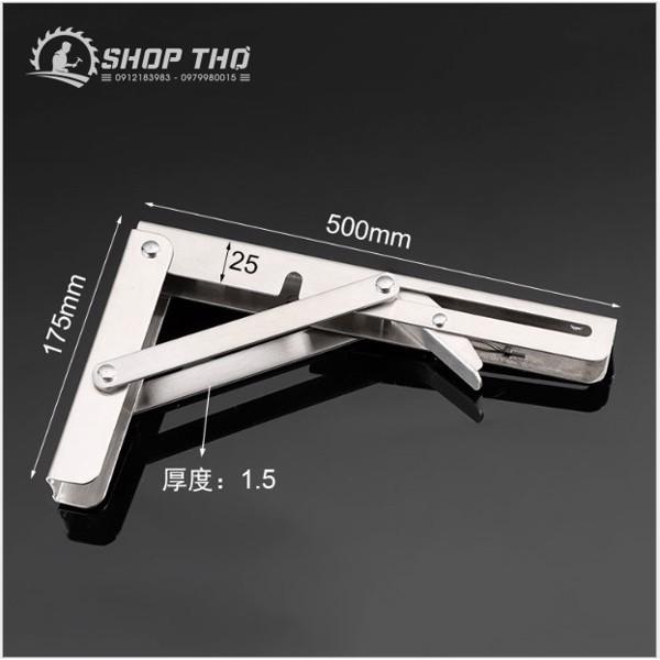 Giá gập Inox cỡ 18inch và 20inch - loại chịu tải cao