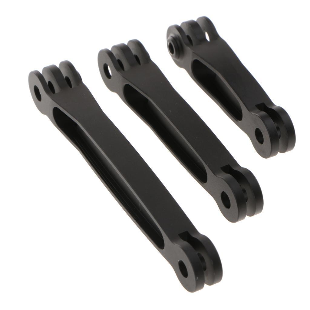 3x Bicycle Helmet Mount Arm Extension Pole Set Bundle for for for for for for GoPro Hero 6/5/4/3+ Action Camera Holder Accessory